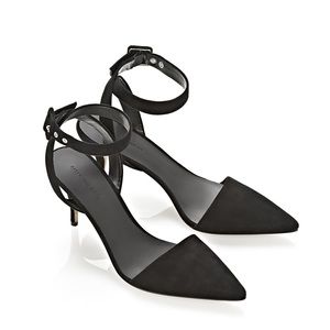 Alexander Wang Luca Heels Black 38 Suede authentic